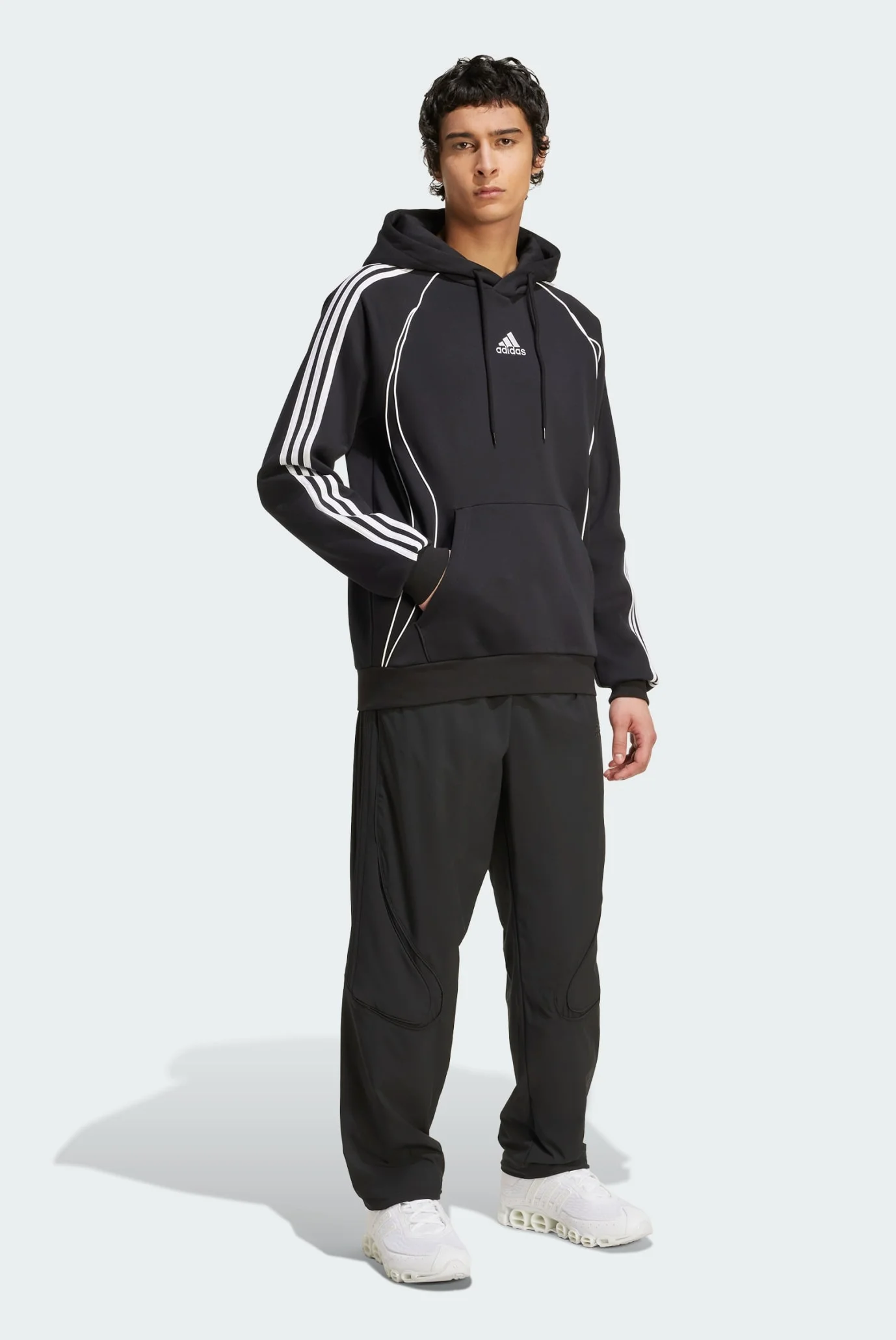 ボディシェイプ Чоловіче чорне худі Adicolor Teamgeist Cut Line adidas JY6394 — MD