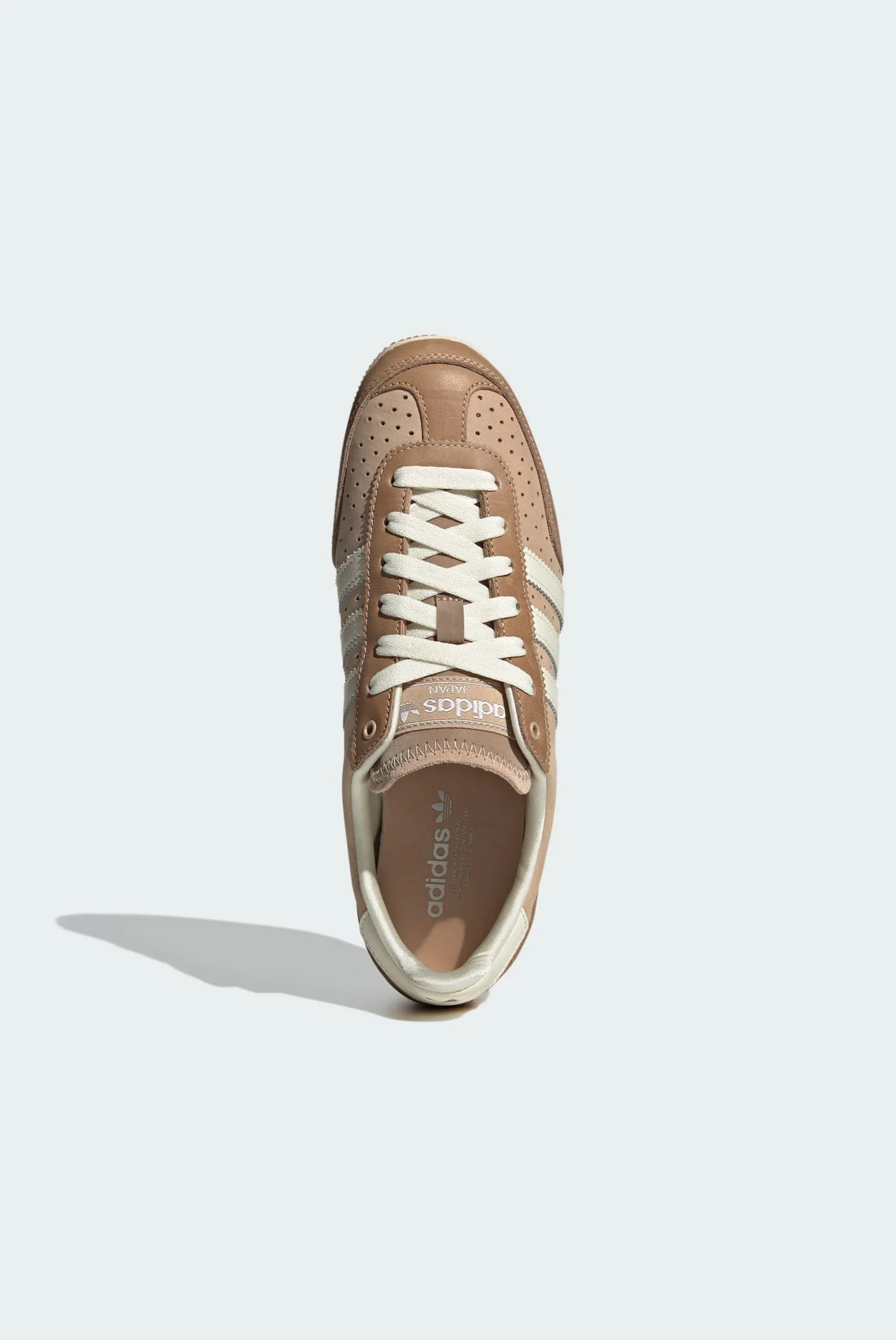 Жіночі бежеві шкіряні кросівки Japan adidas JS0253 — MD-Fashion