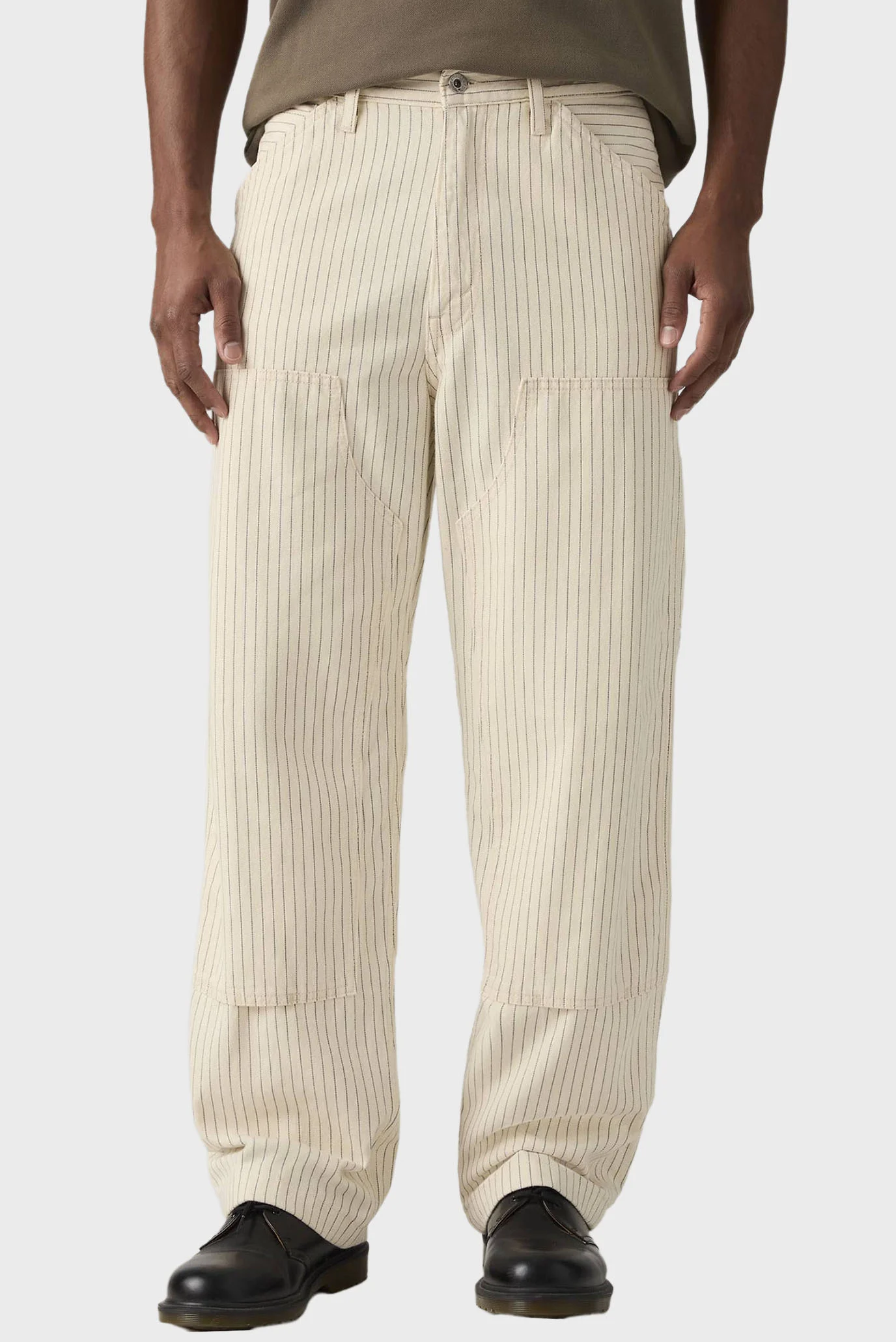 Мужские белые брюки в полоску 568™ Loose Straight Levi's® A7367