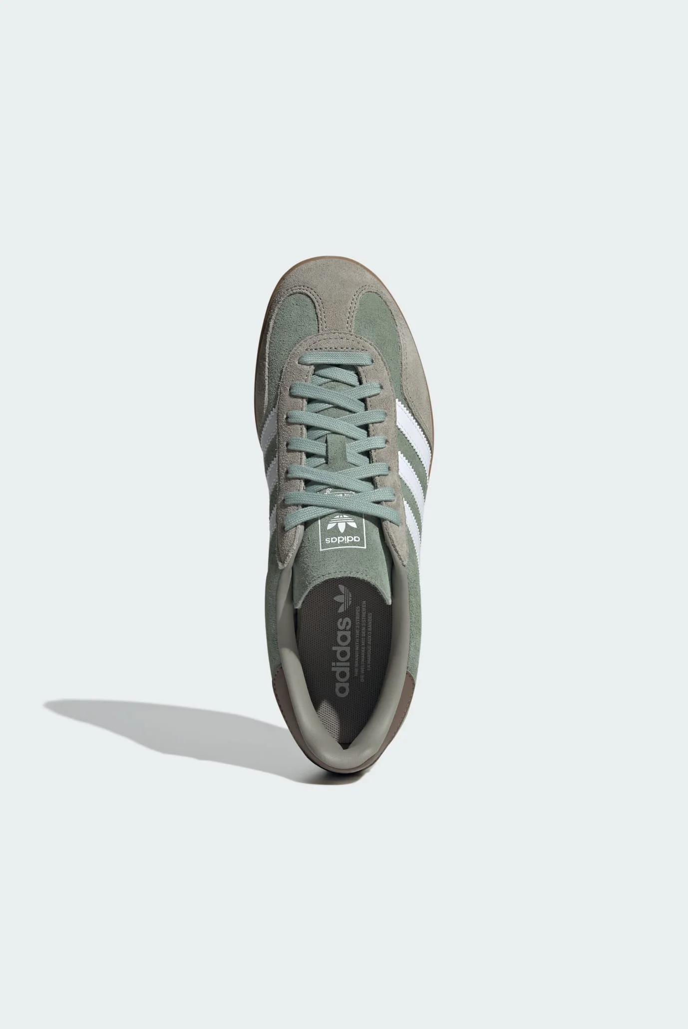 Мужские оливковые замшевые сникерсы adidas Gazelle Indoor adidas