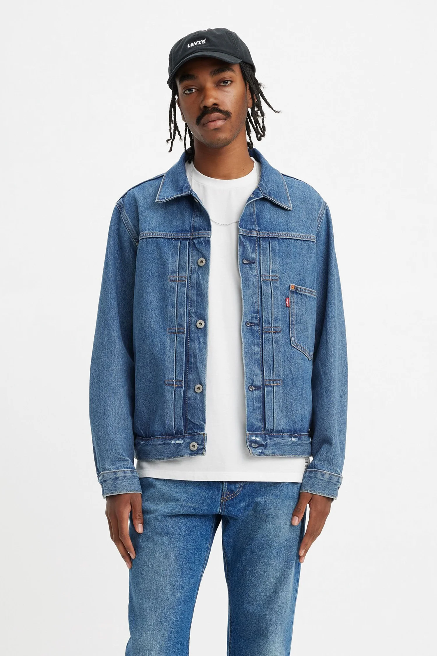 Мужская синяя джинсовая куртка Levi's® A3174;0004 — MD-Fashion