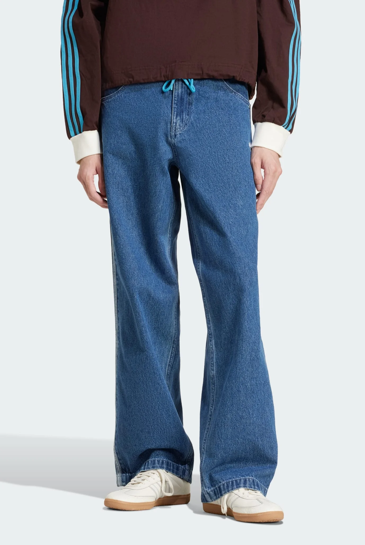 バランスチェアー　ブルー系 Чоловічі сині джинси Adicolor Firebird adidas JC6234 — MD-Fashion