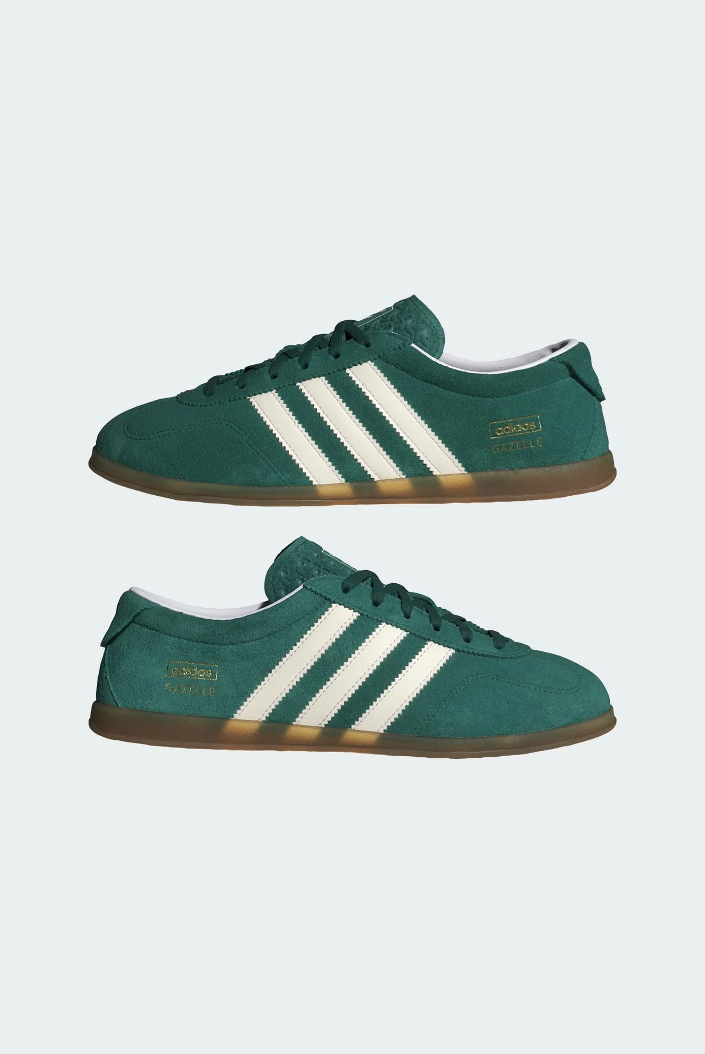 Жіночі зелені кросівки Gazelle Lo Pro adidas JS1310 — MD-Fashion