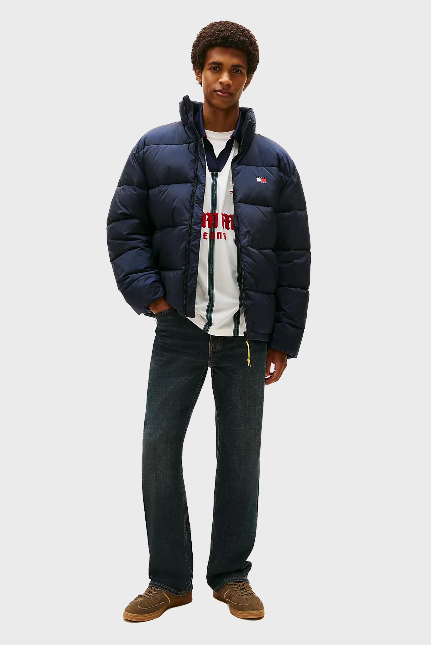 Мужская темно-синяя куртка TJM VAIL PUFFER Tommy Jeans DM0DM22040