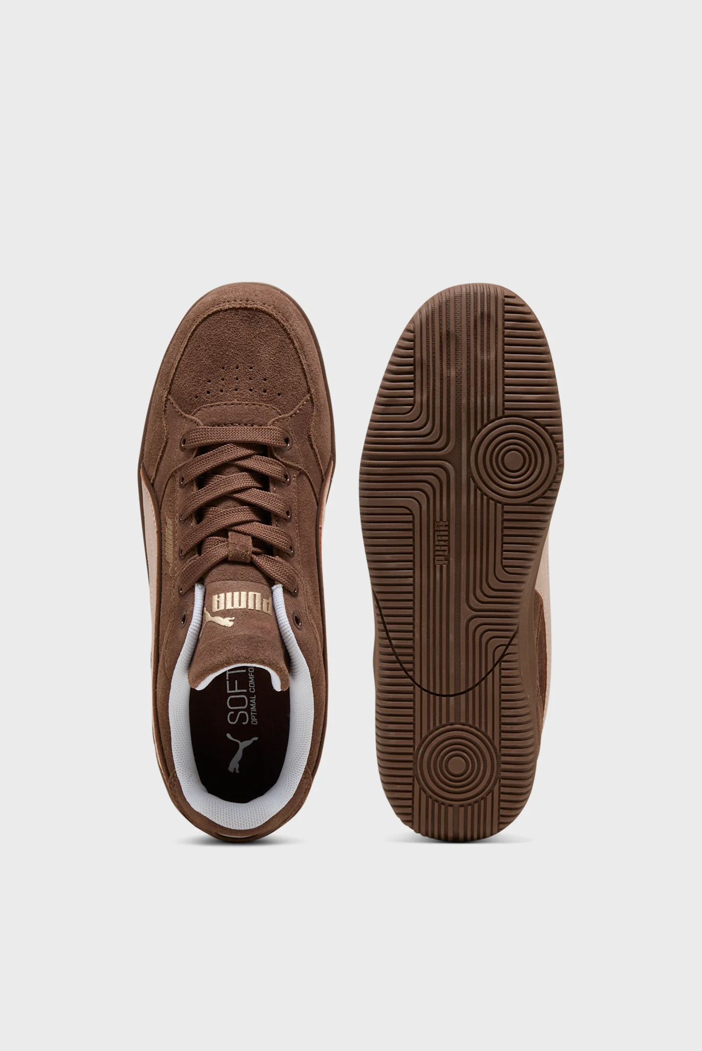 Жіночі коричневі замшеві снікерси K-Moda Sneakers Women PUMA