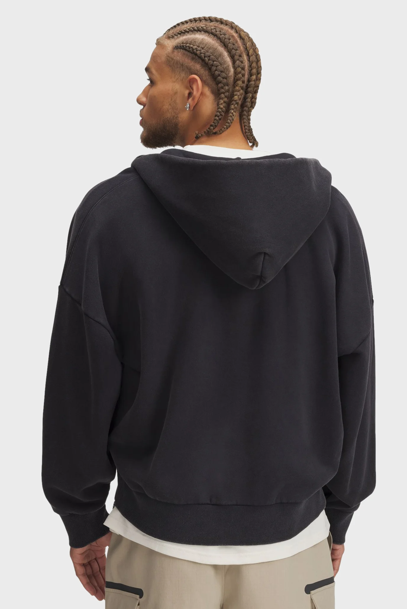 Мужское черное худи Icon HWT Fleece Wash FZ Under Armour 6000651