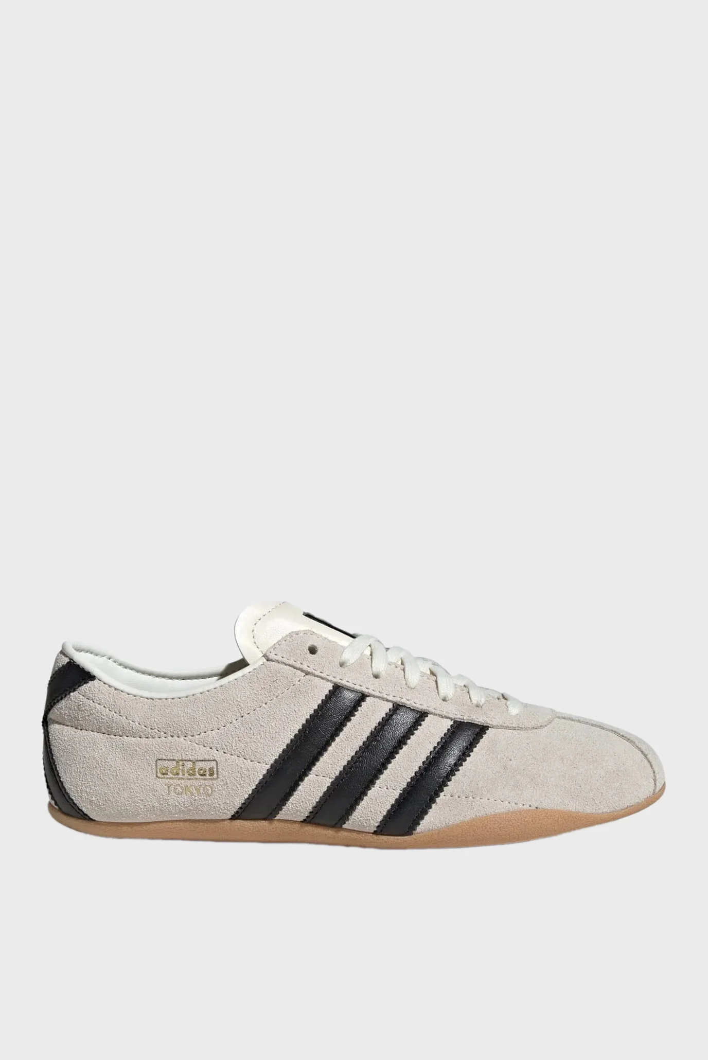 Жіночі бежеві замшеві кросівки Tokyo adidas JI0182 — MD-Fashion