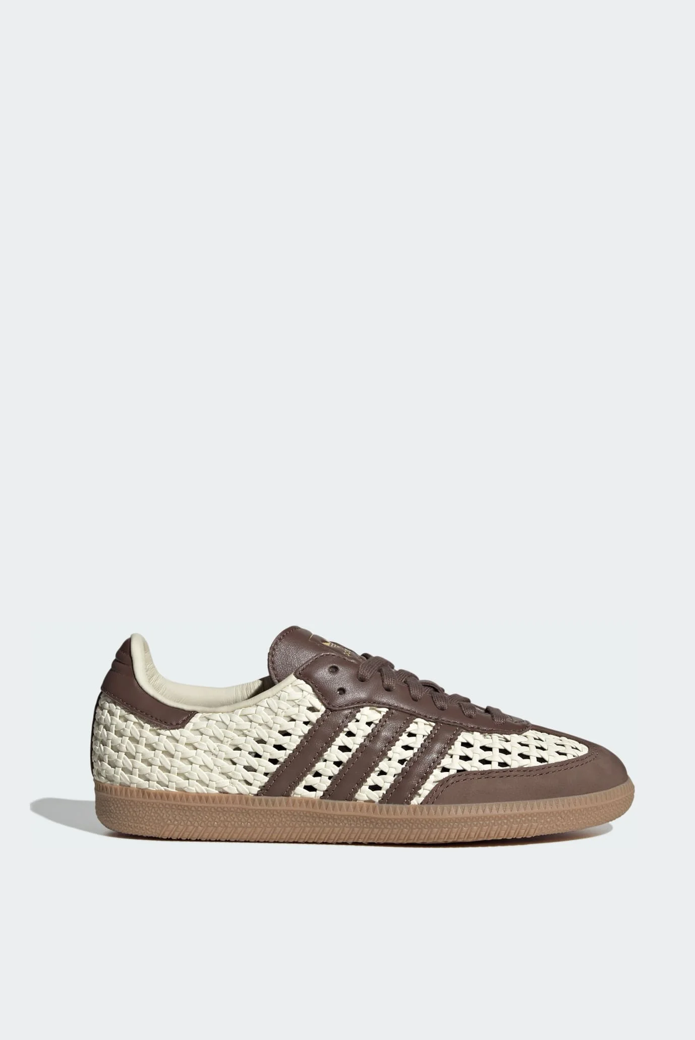 Женские коричневые кожаные сникерсы SAMBA OG adidas IH9373 — MD