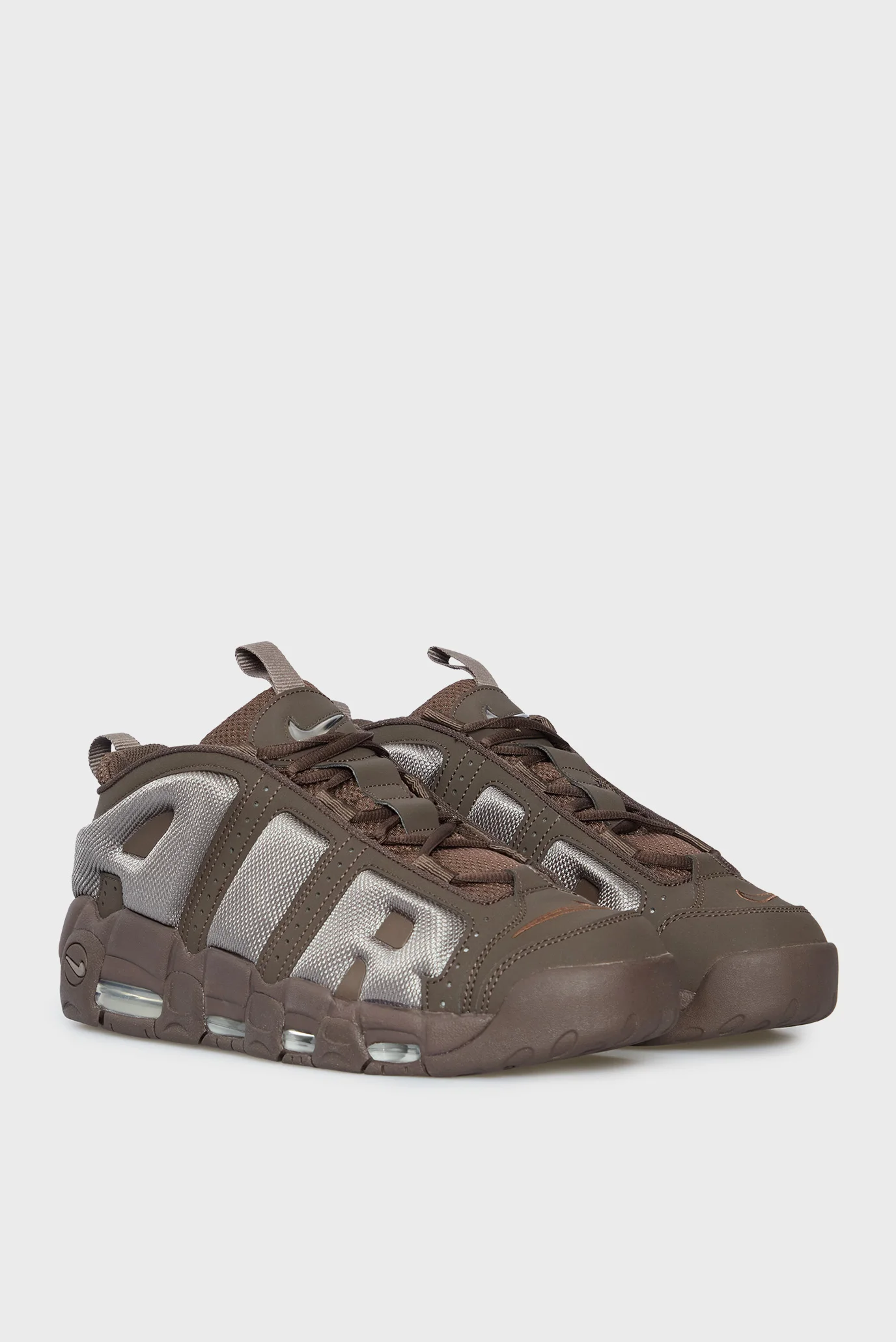 Мужские темно-коричневые кроссовки AIR MORE UPTEMPO LOW Nike