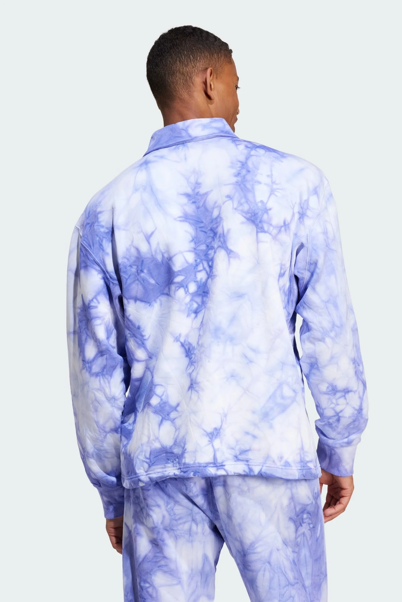 Мужское синее поло ALL SZN Fleece Wash adidas IY6587 — MD-Fashion