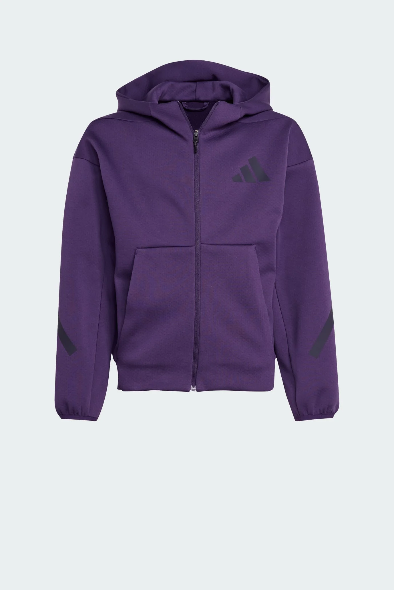 シエン Дитяче фіолетове худі adidas Z.N.E. Full-Zip Kids adidas JW2426