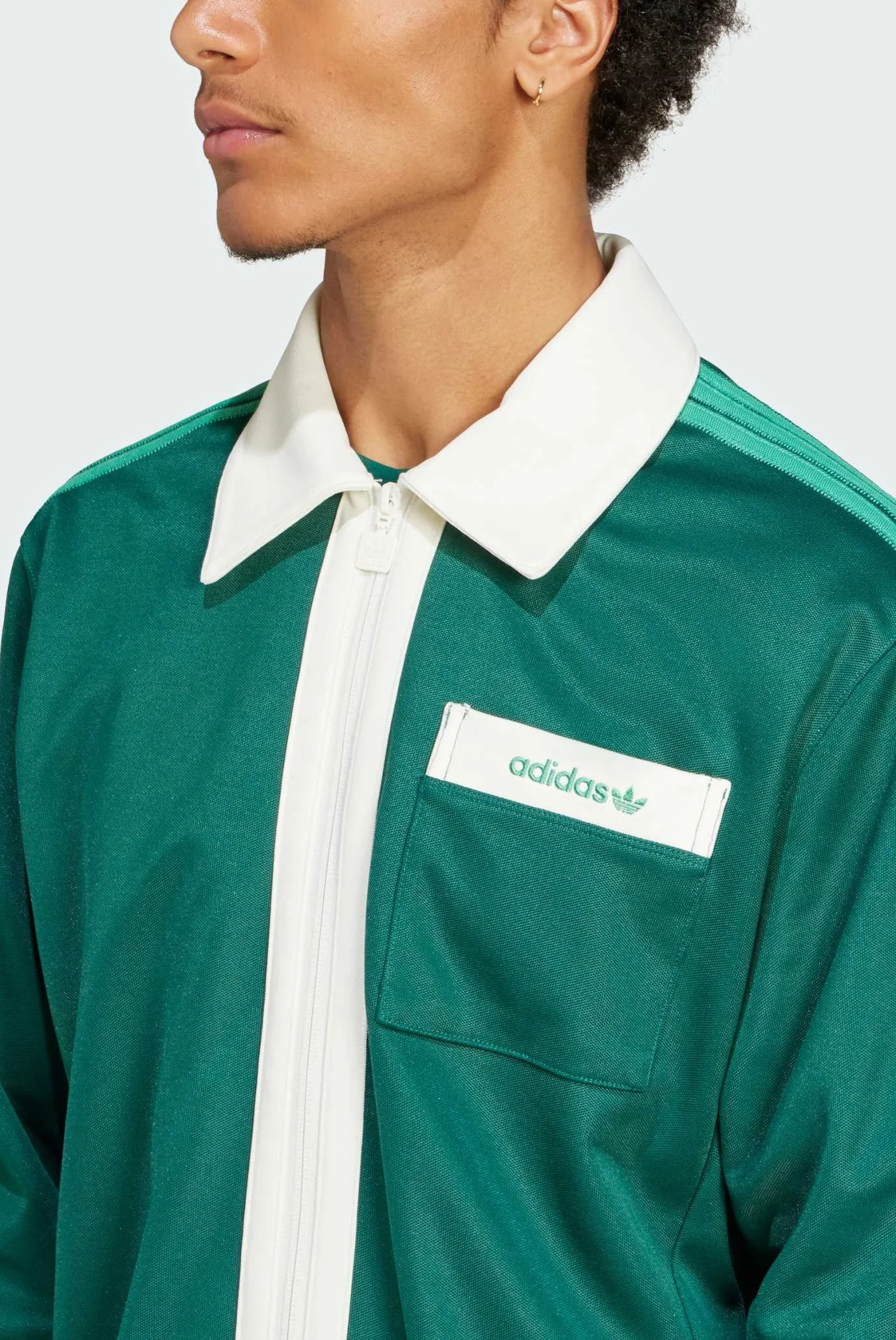 Чоловіча зелена спортивна кофта adidas JC8362 — MD-Fashion