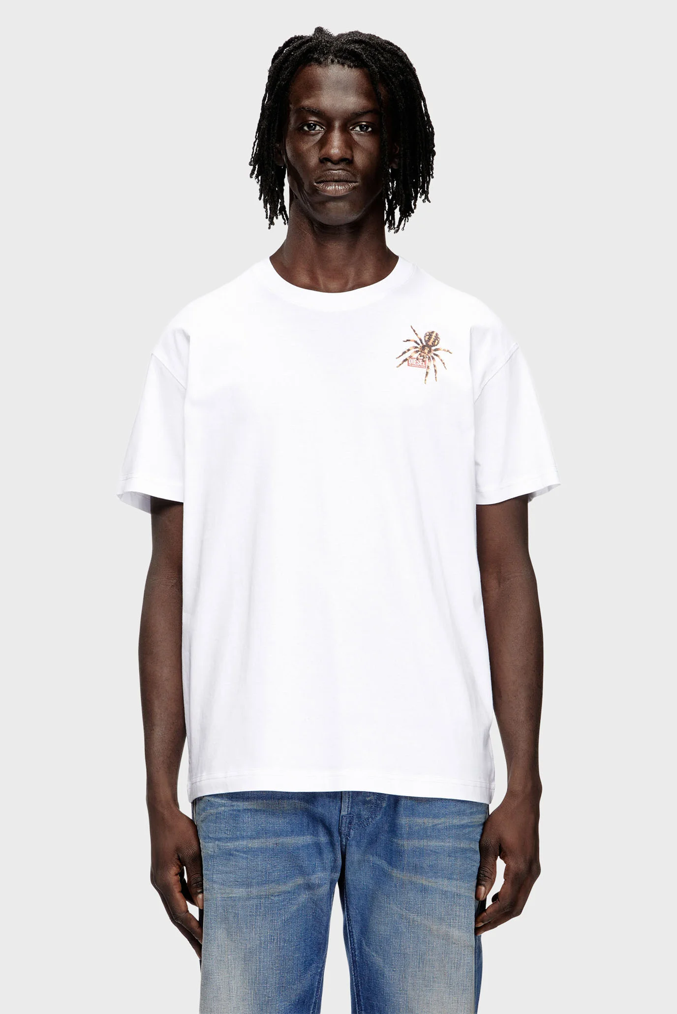 【nabe190様用】DEFILEMENTORY / The Dismal As Мужская белая футболка T-NORM-SPIDER Diesel A19662 0QIAM — MD-Fashion