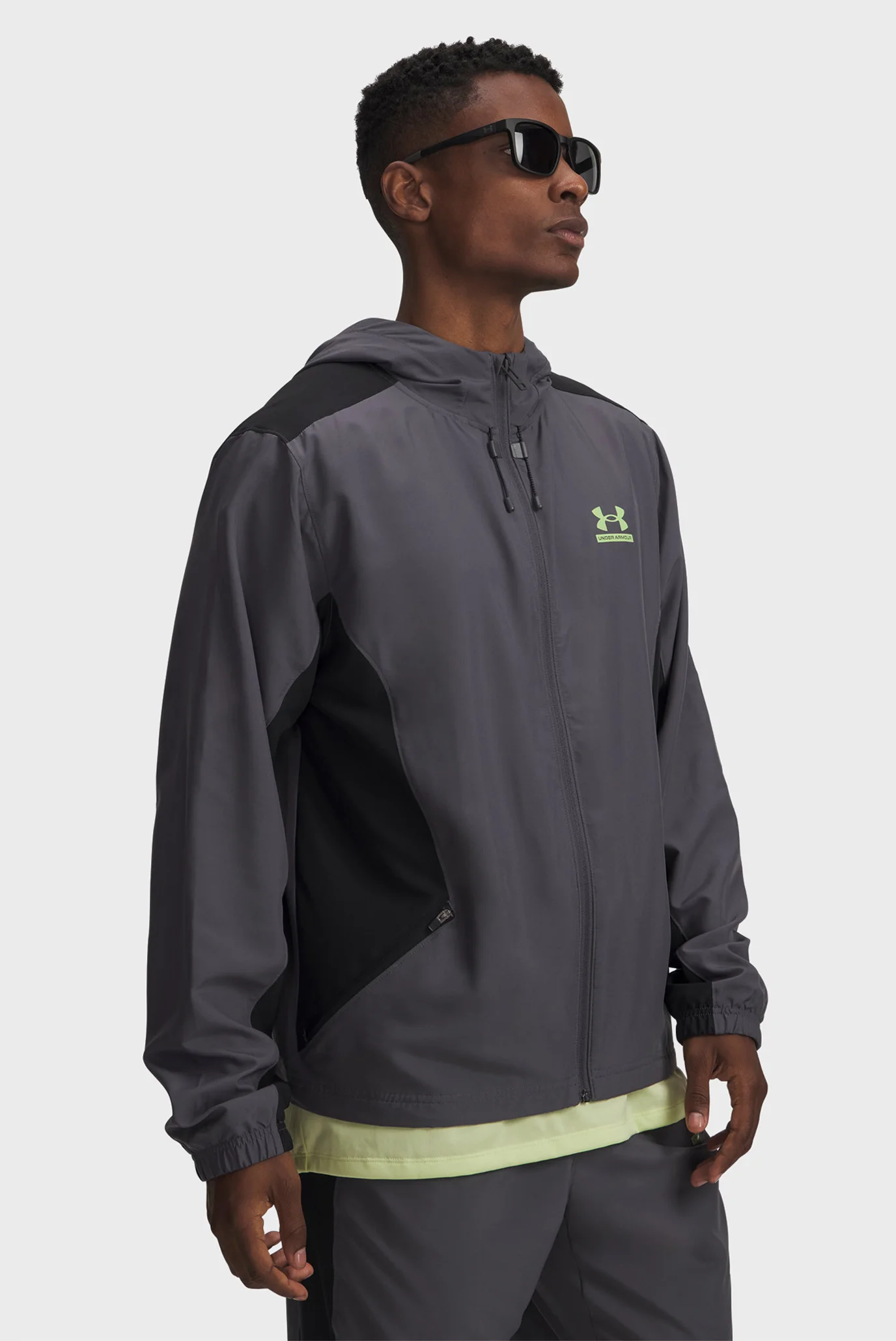 Мужская темно-серая ветровка UA Tech Sport Woven Jkt Under Armour