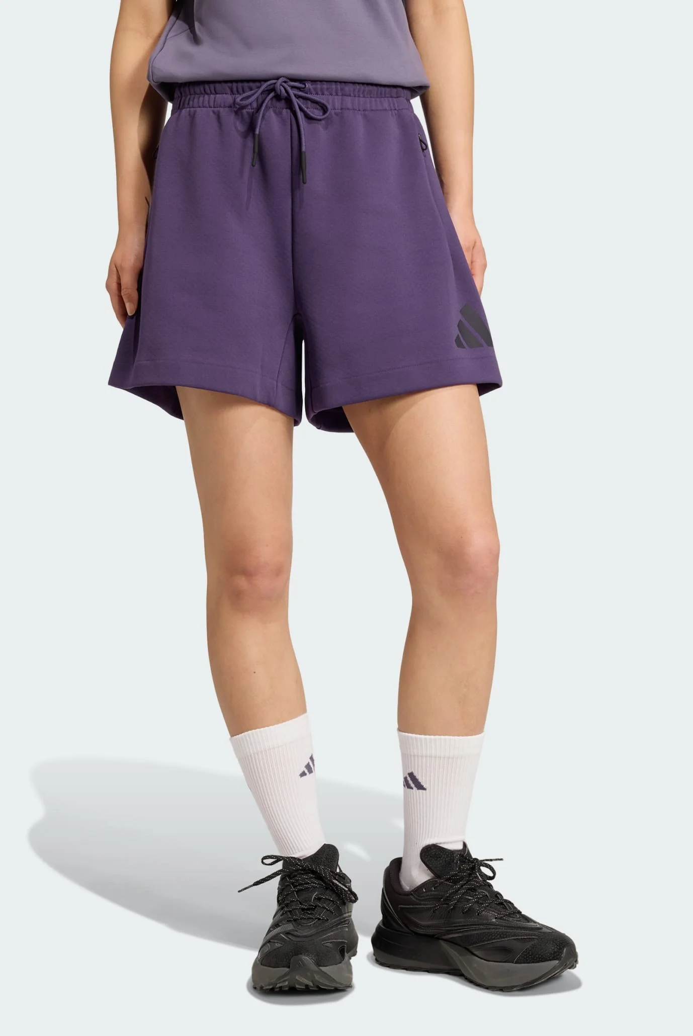 Жіночі фіолетові шорти adidas Z.N.E. adidas JW7762 — MD-Fashion