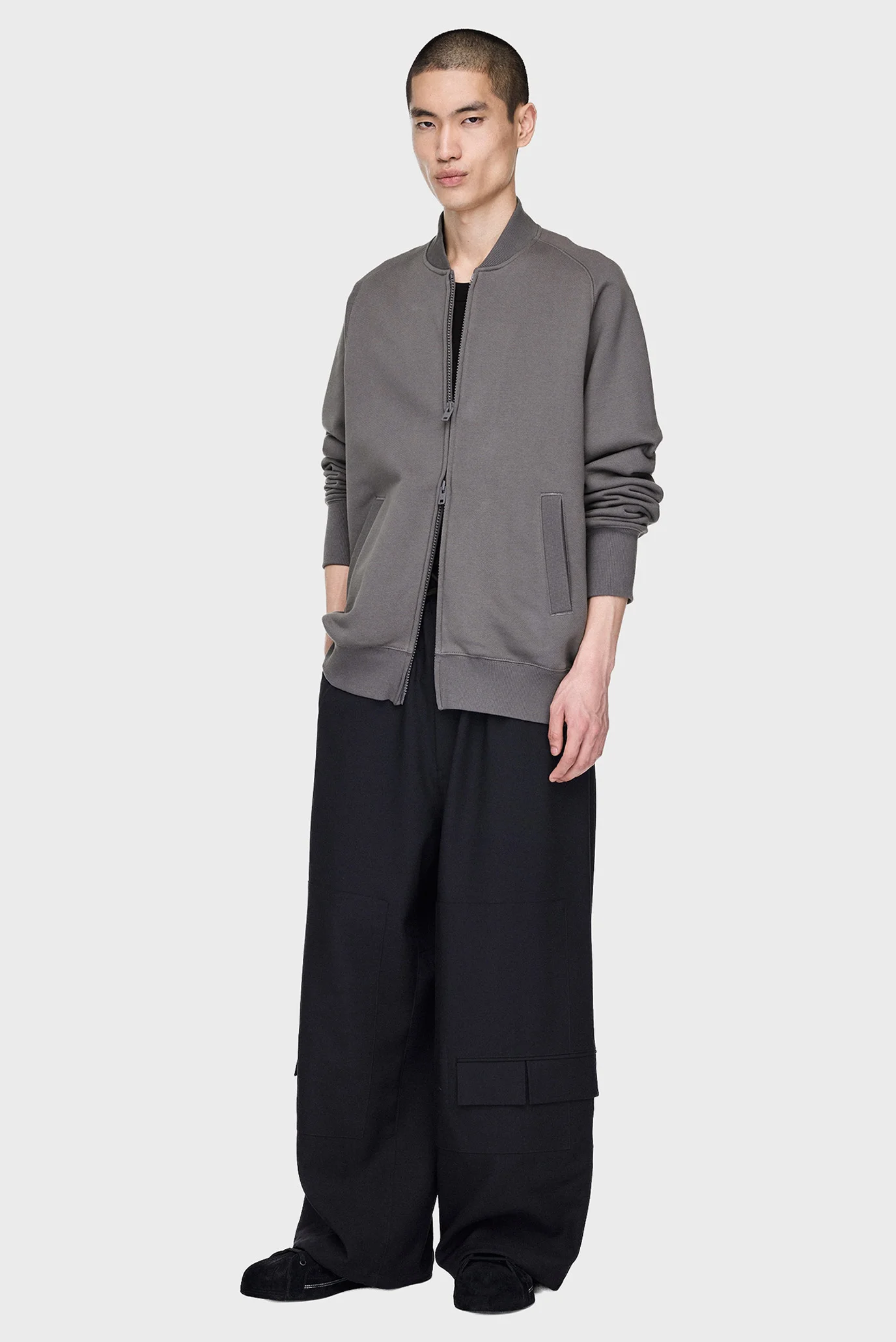 HEAD海外モデルウェアセット Мужская темно-серая спортивная кофта Y-3 FT adidas JZ3207 — MD-Fashion