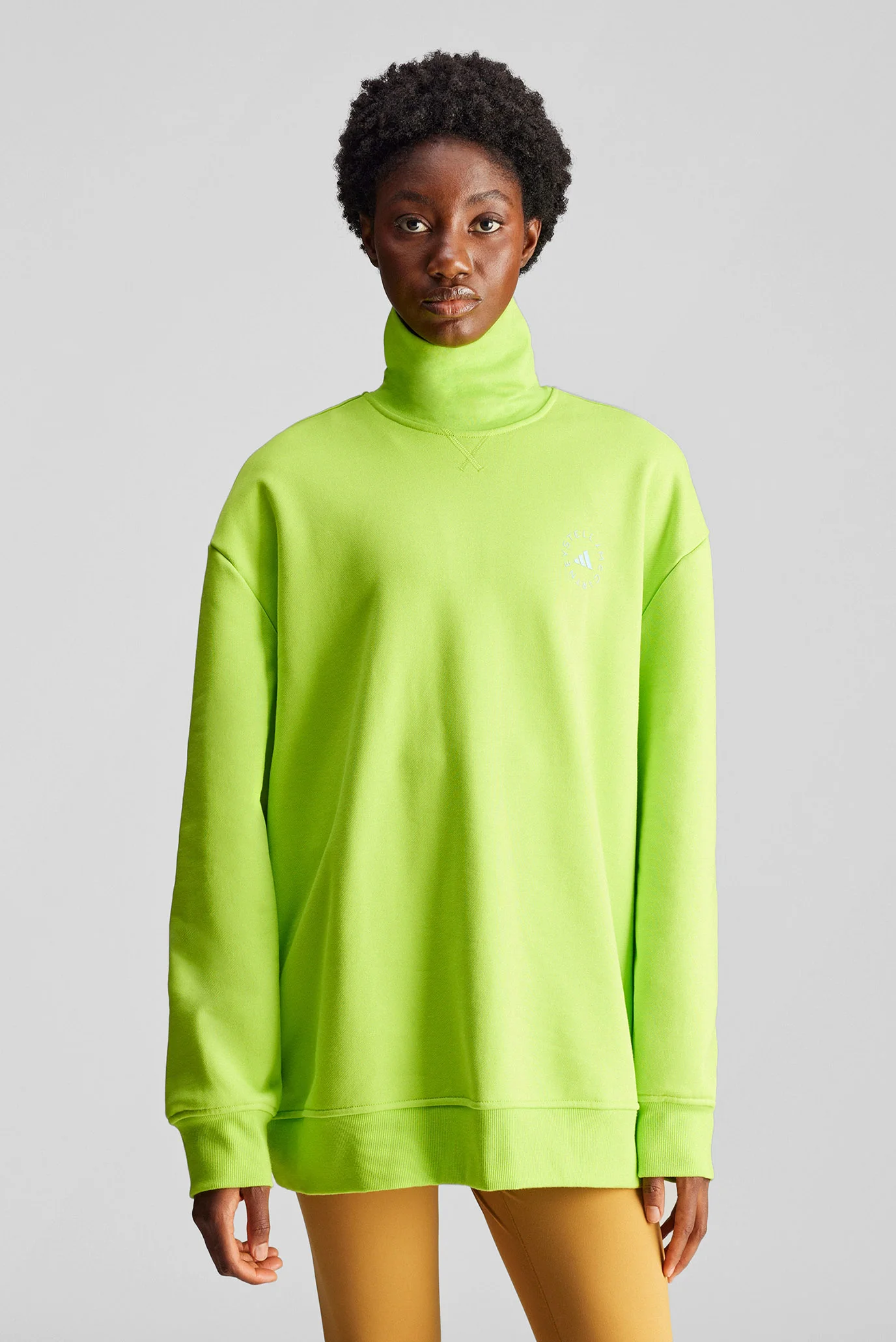 まあ Женская салатовая спортивная кофта adidas by Stella McCartney High