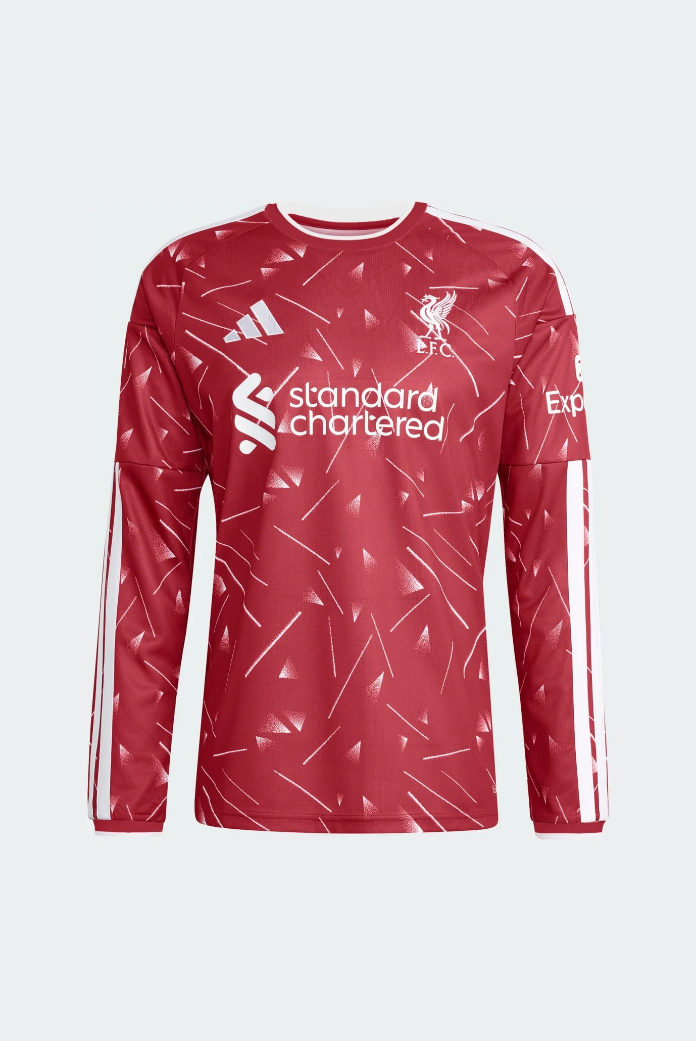 Мужской красный лонгслив с узором Liverpool FC 26/27 adidas KB8268