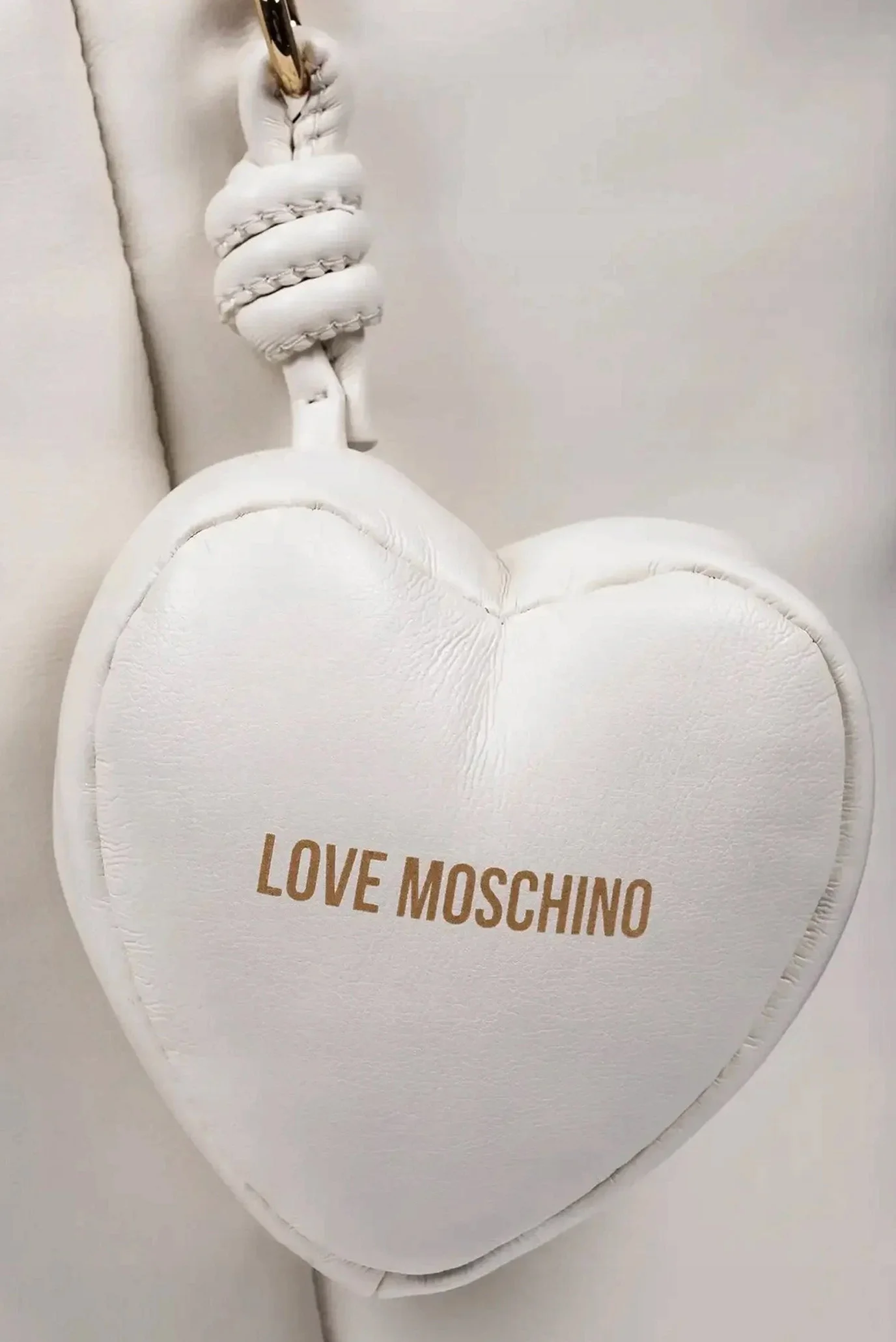 Женская белая кожая сумка Moschino JC4322PP0N.KM1;11A — MD-Fashion