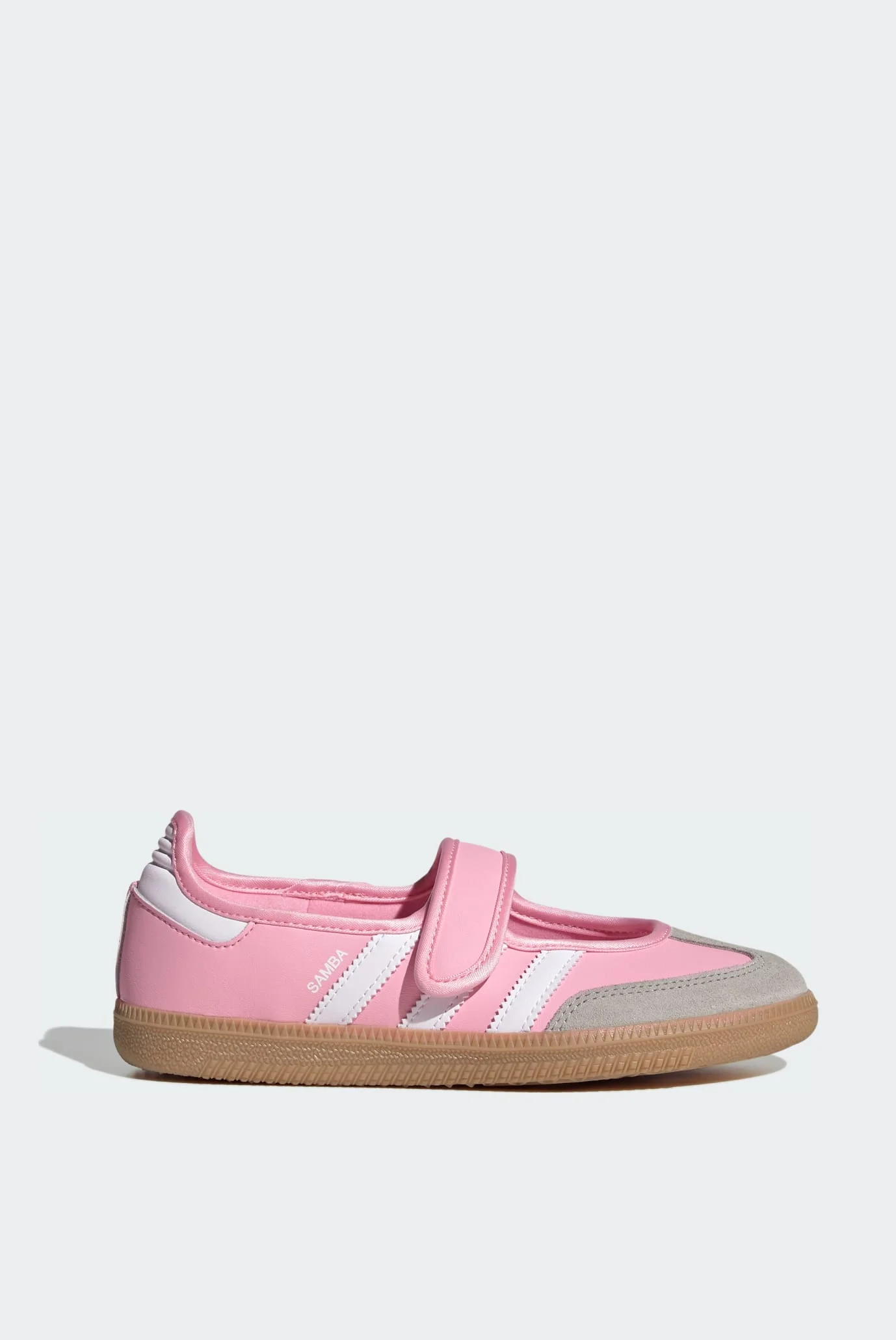 Дитячі рожеві шкіряні балетки Samba Jane Kids adidas JP9544 — MD