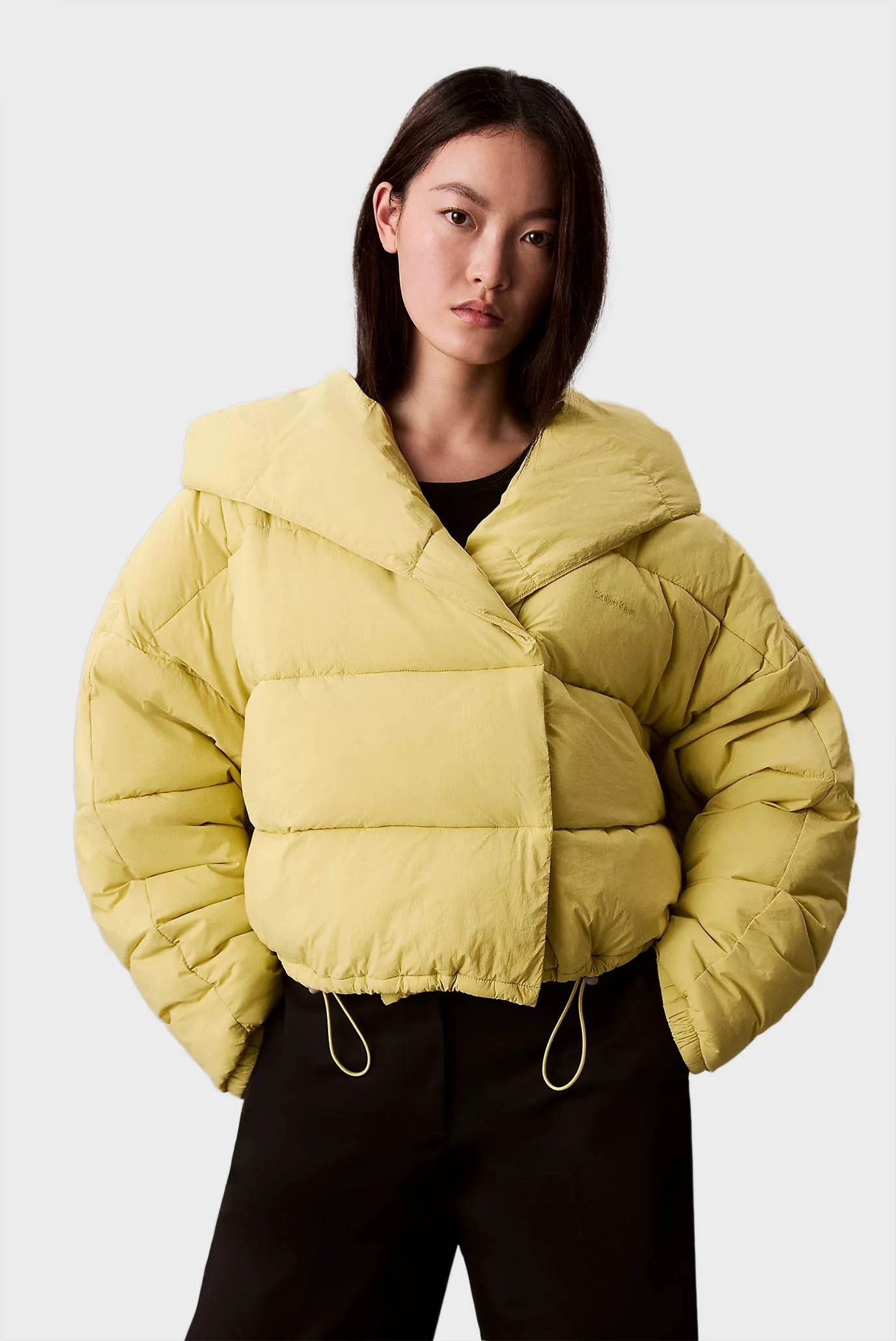Женская желтая куртка BLANKET JACKET Calvin Klein LVGWF5O514 — MD