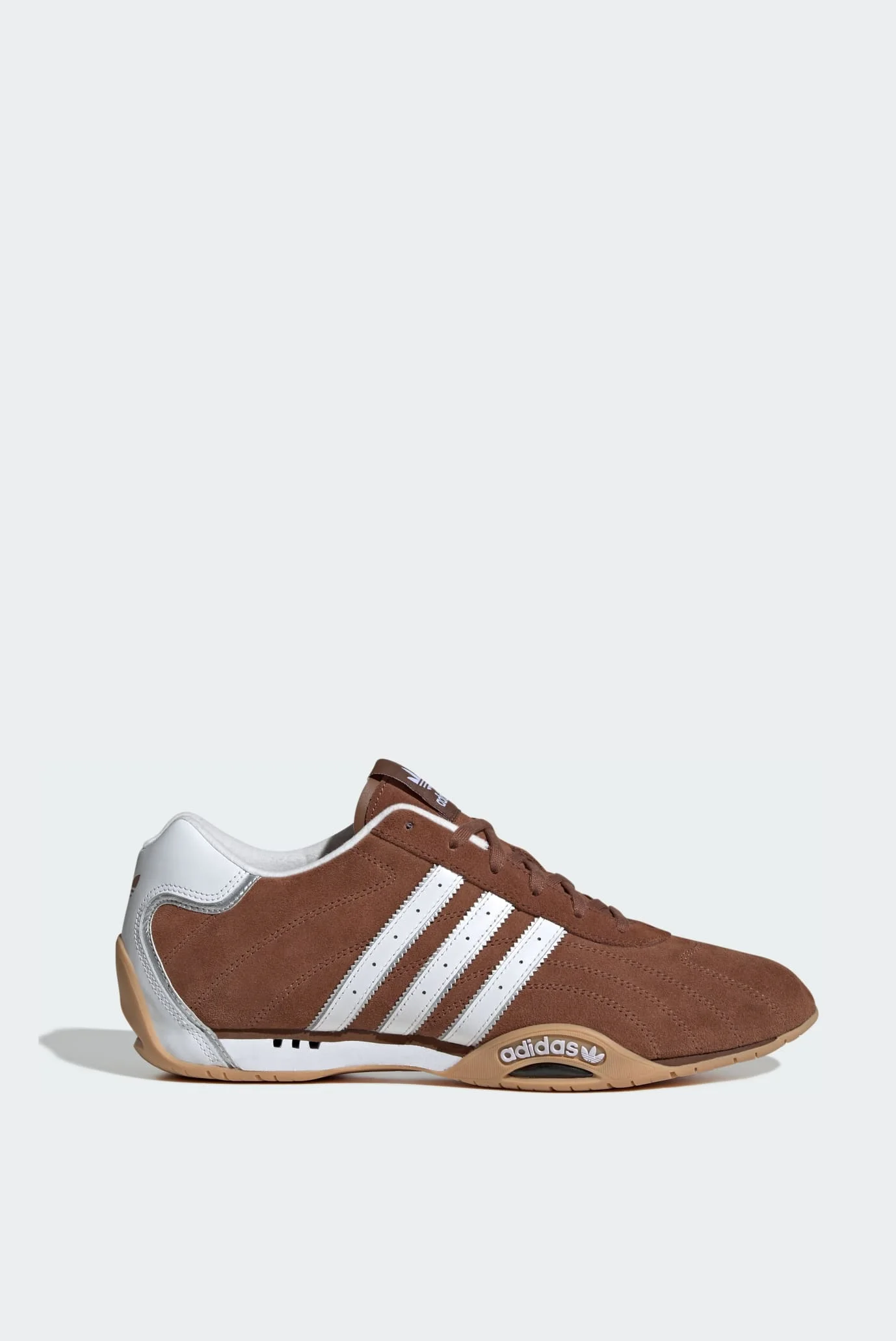 Коричневі замшеві кросівки Adi Racer Lo adidas JP7010 — MD-Fashion