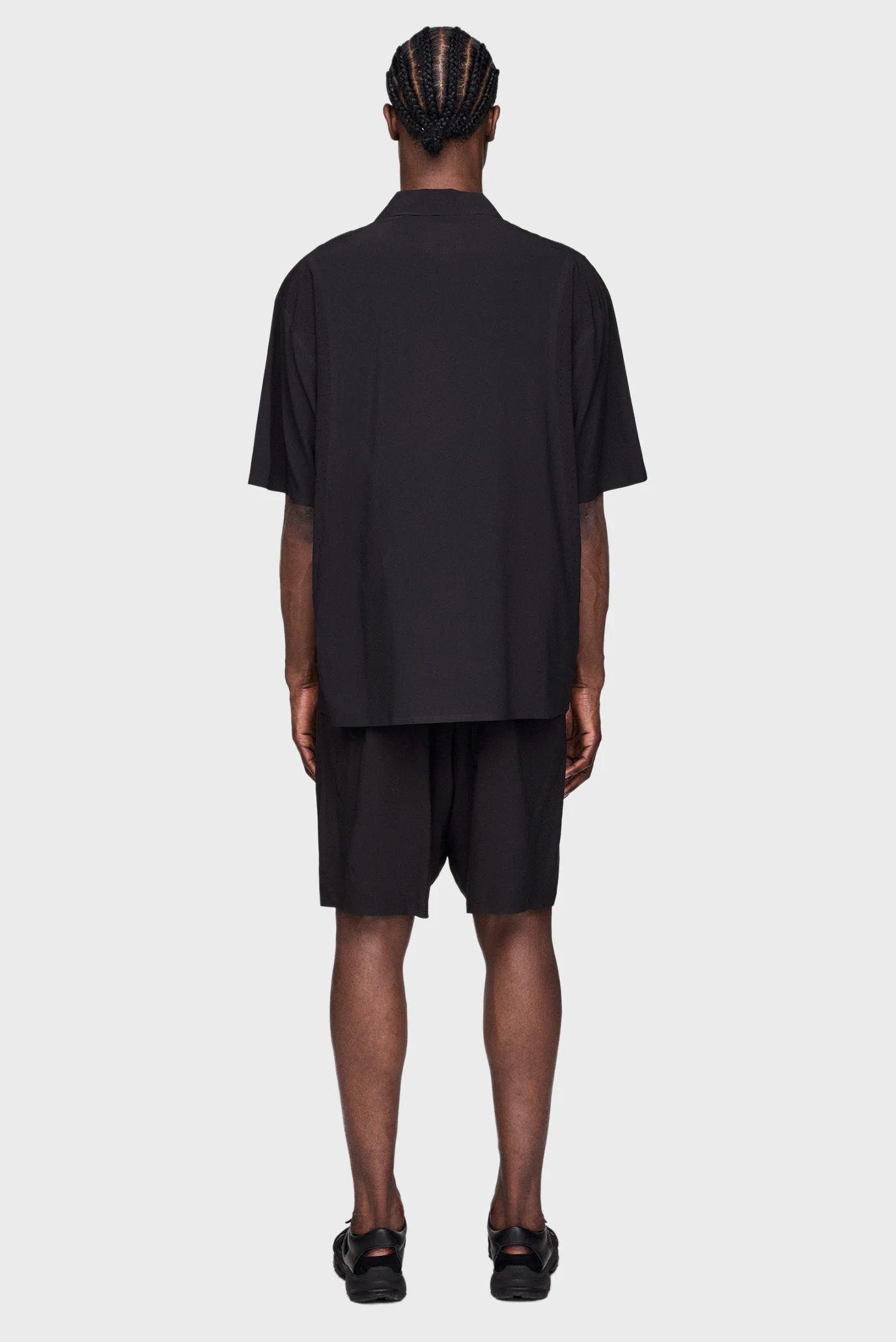 Мужская черная рубашка Y-3 ULTRALIGHT WOVEN adidas KF6044 — MD-Fashion
