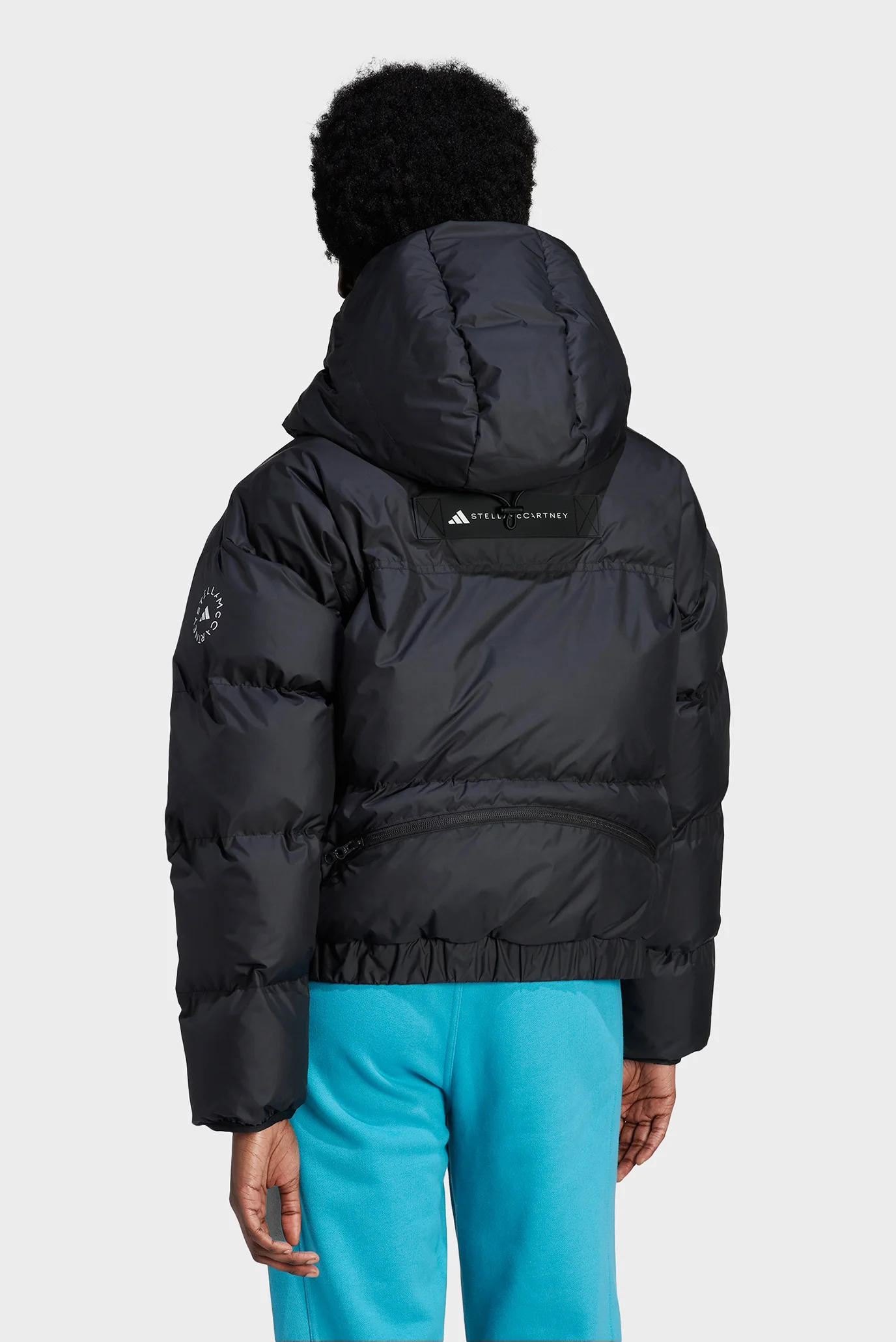 Женская черная куртка adidas by Stella McCartney TrueNature Short