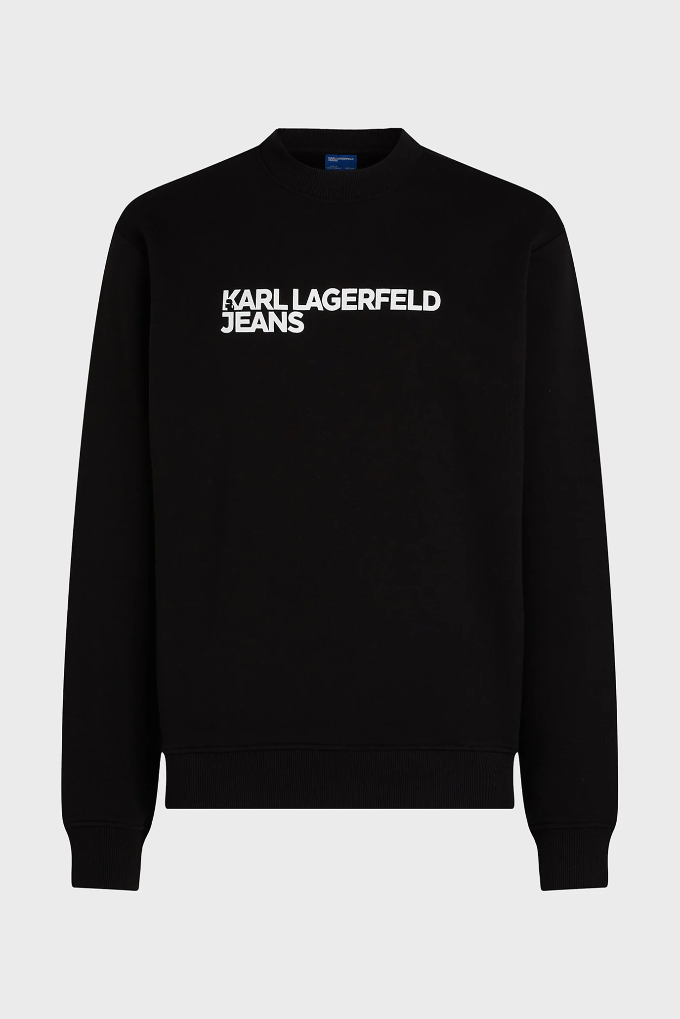 Чоловічий чорний світшот reg essential logo Karl Lagerfeld Jeans