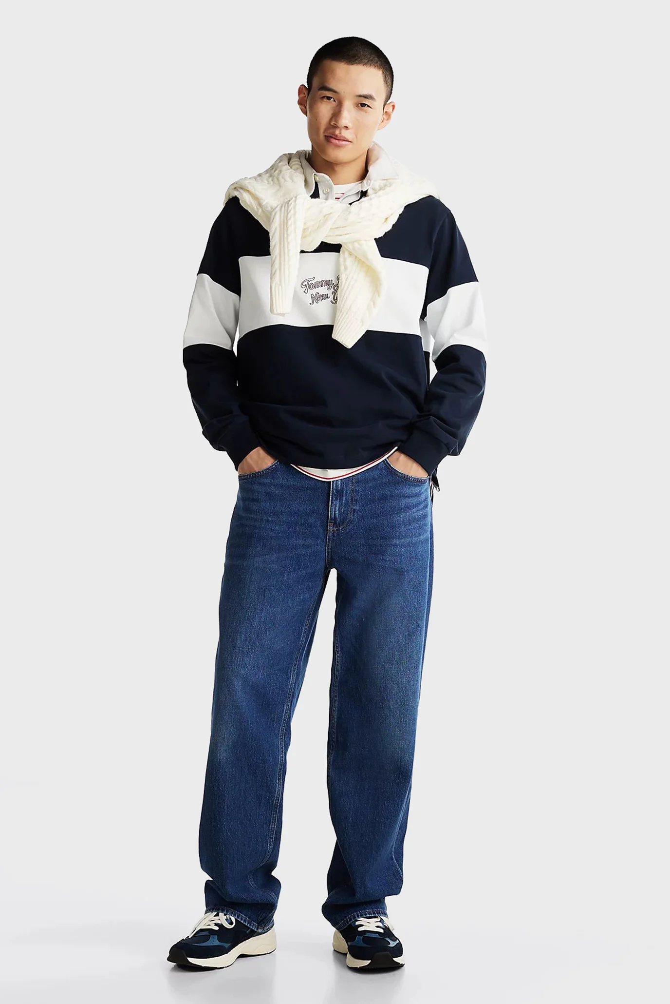 Мужские темно-синие джинсы JAIMIE RLXD STR Tommy Jeans DM0DM21167