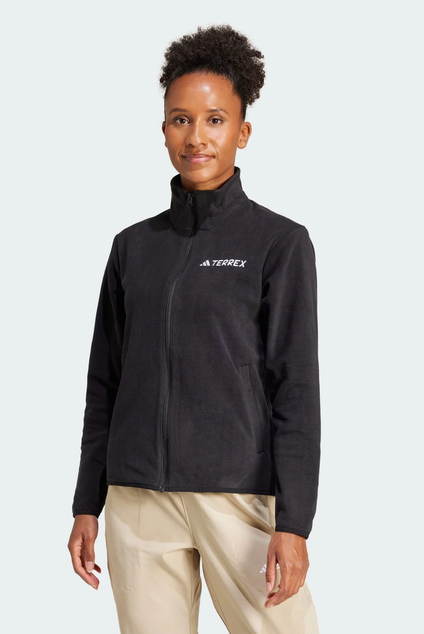 Женская черная спортивная кофта Multi Essentials Full-Zip adidas