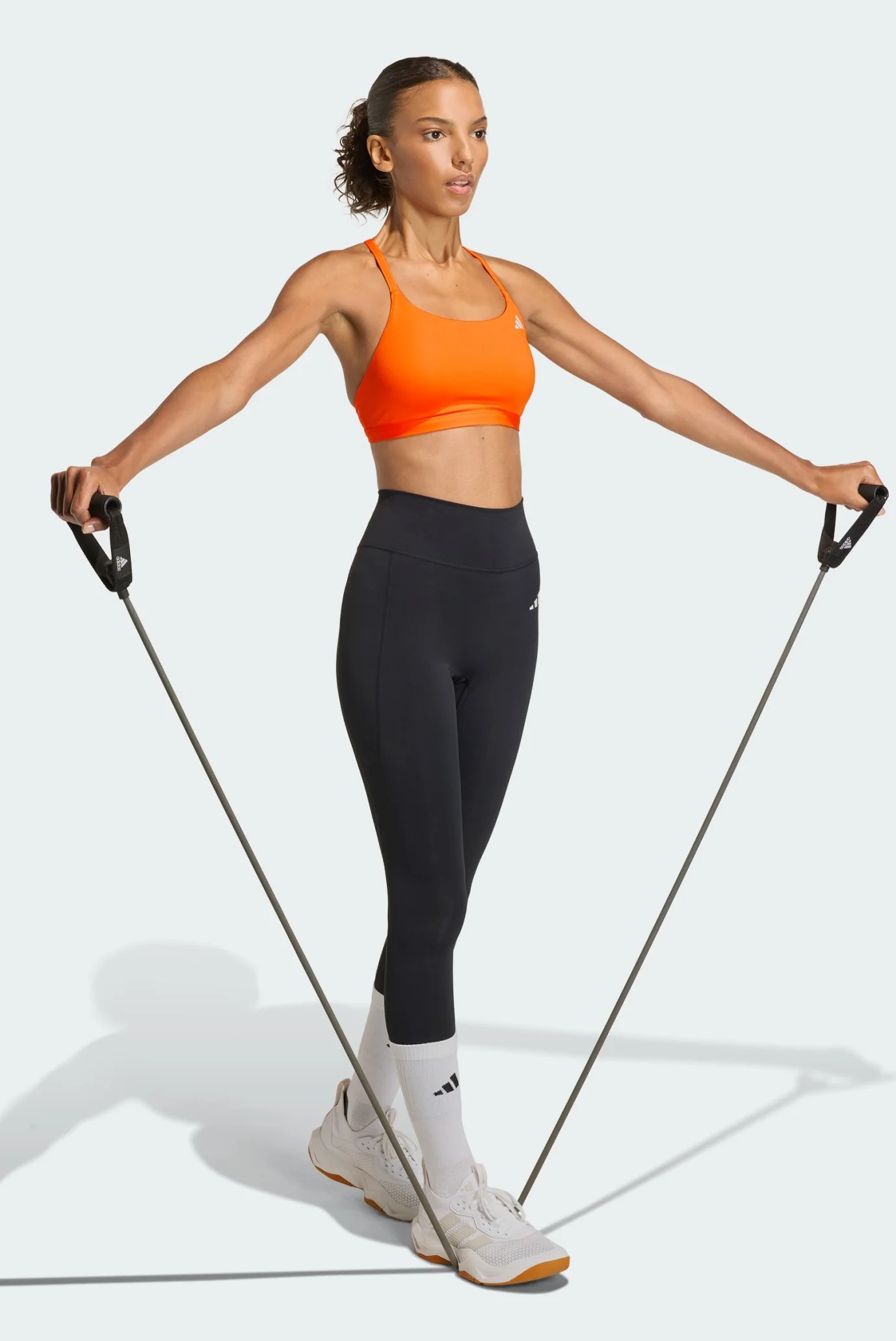 Женский оранжевый топ Optime Essentials Workout Light Support