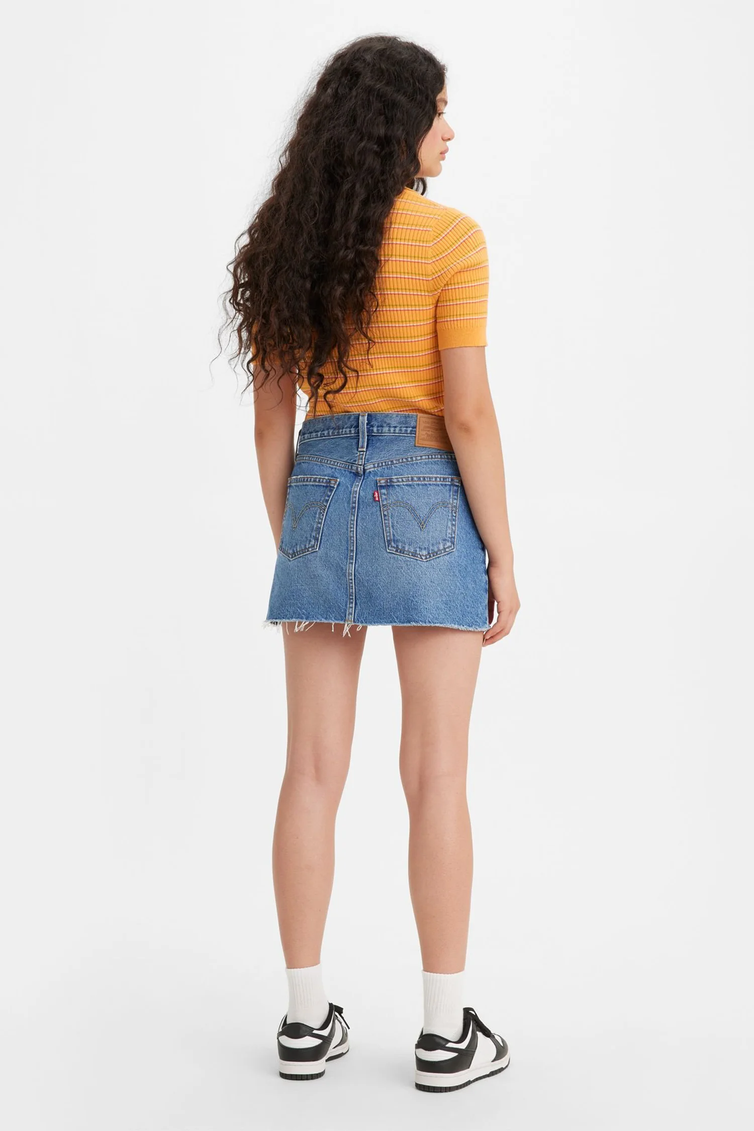 Женская синяя джинсовая юбка Levi's® A4694;0002 — MD-Fashion