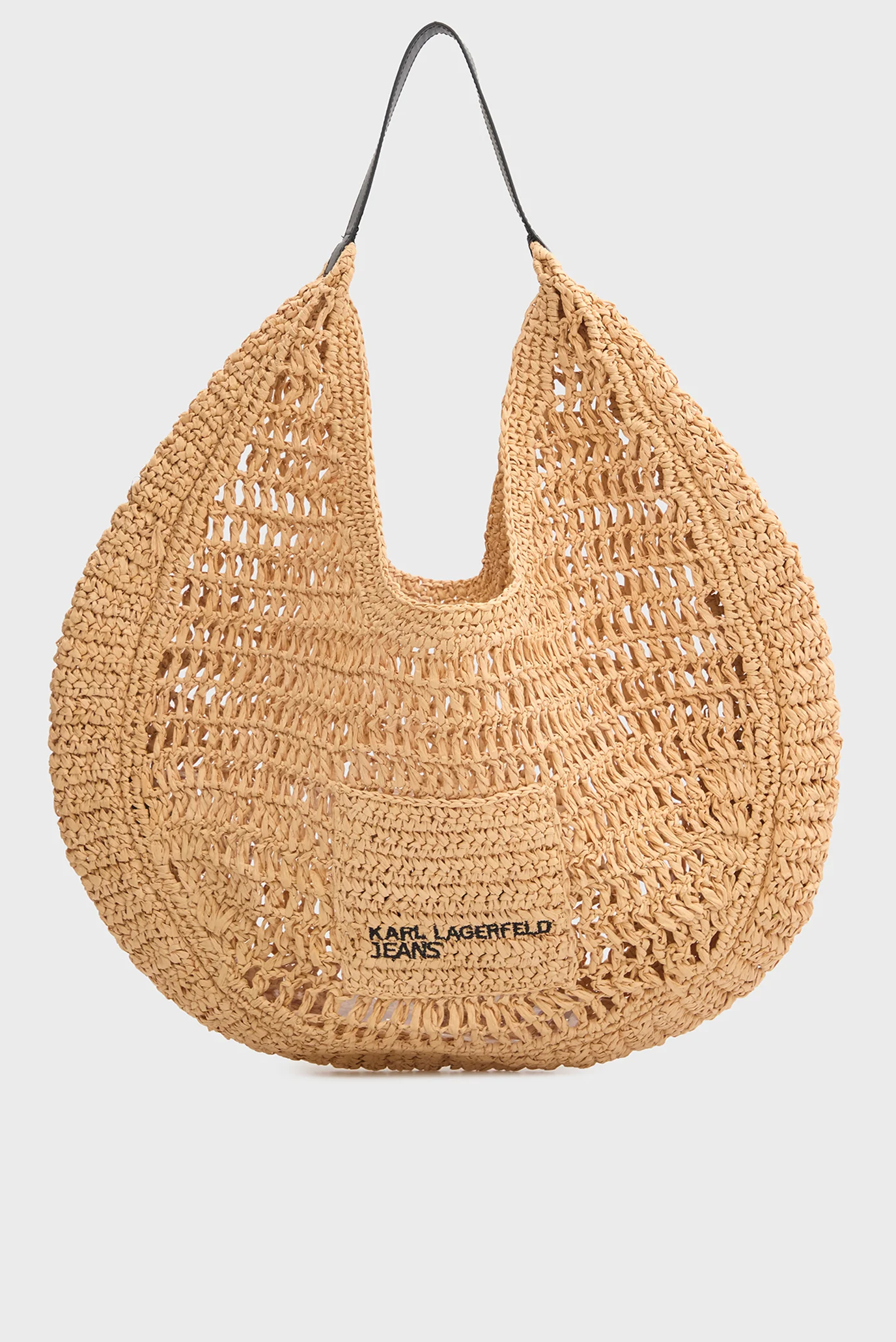 キャビーナ50 Женский бежевый шоппер RAFFIA SUMMER HOBO Karl Lagerfeld Jeans